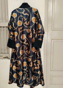 Vintage Kimono Chain Print Abaya Imported Quality