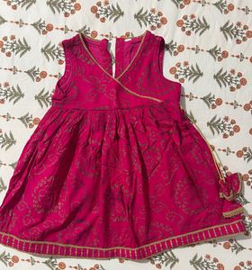 Ethnic Frock For Baby Girl 2-3 Yrs