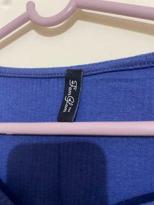 A Beautiful Blue Crop Top