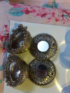 10 Pairs Of Earrings And 2 Finger Rings