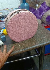 Pink Glitter Pouch