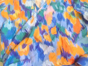 Tokyo Talkies Abstract Printed Wrap Top