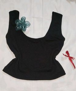 Cute Black Tank Top