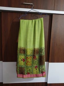 Red With Green Combination Saree