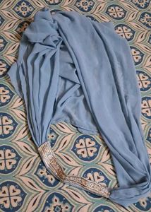 Elegant Blue Party Wear Set