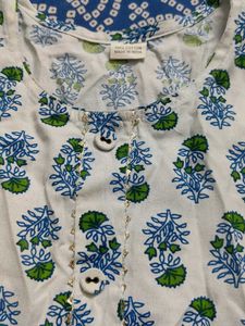 Floral Print Kurta