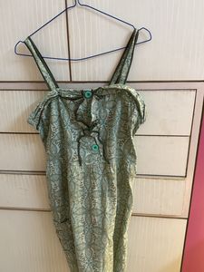Remanika Printed Dress Side Pockets|Strechable