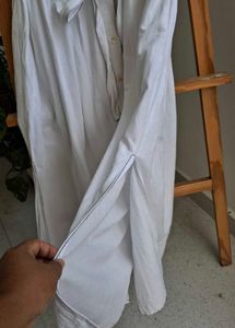 ZARA BASIC White Button Down Dress