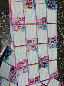 Barbie Name Tag Stickers