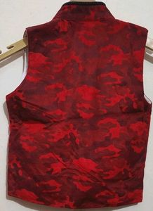 Red Waist Coat White Shirt Black Pant Set 3-4 Year
