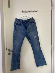 Distressed Flare Jeans