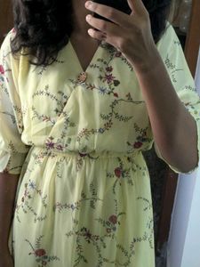 Floral Yellow Dress