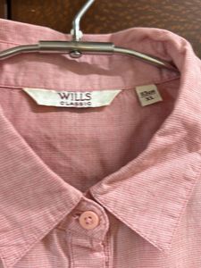 Women Pink Shirt - Wills Lifestyle