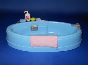 2003 Barbie Doll Bathroom Playset