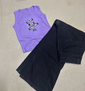 Tank Top & Jeans Set