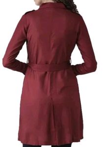 Red Wine Trench Coat (Never worn)
