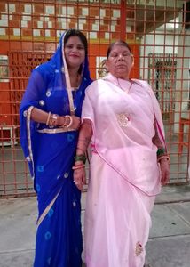 Jaipuri Saree With Blouse Royal Blue