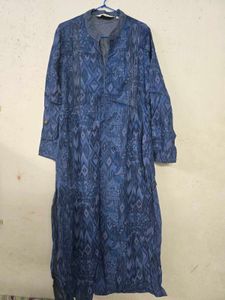 Blue Printed Kurta