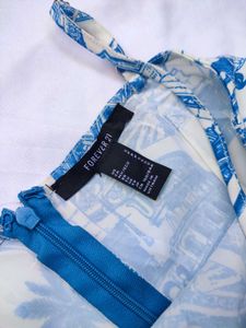 Forever 21 Tropical Architecture Print Dress