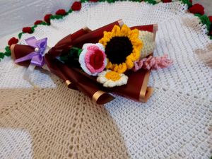 Crochet Flower Bouquet