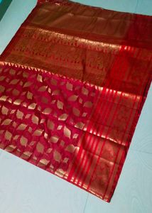 Red Colour Banarasi Silk Saree
