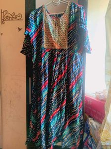 Blue Embroidered Kurta