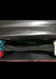 Black Leather Laptop Bag