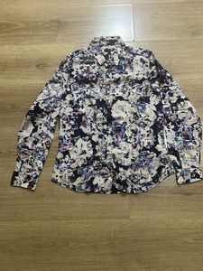 Floral Print Button-Down Shirt