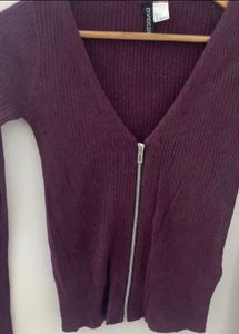 H&amp;M Purple Shimmer Top