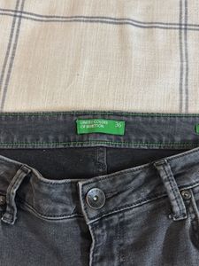 Benetton Gray Wash Jeans