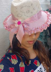 🎁Buy 2 Get 1 Free 🎁Cute Pink Sun Hat Small Size
