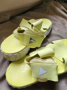 Puma Cali X Selena Gomez Women Yellow Sandals