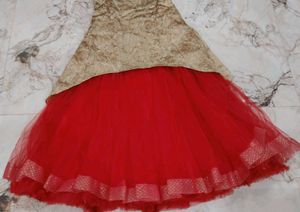 Red &amp; Gold Party Dress