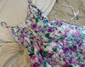 Floral Coquette Dress