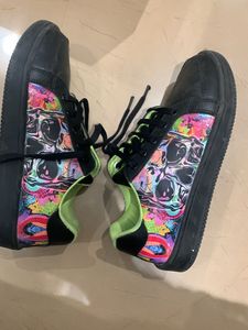 Black Sneakers For Boy 6-8 Years UK Size 4