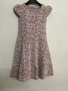 kids winter faded mauve dress