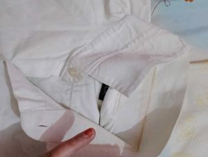White button-up shirt