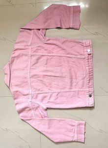 Pink Denim Jacket