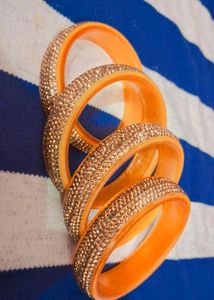 2.6 Size  Pastic Stone Bangles