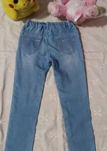 Light Wash Denim Jeans - Size Girls