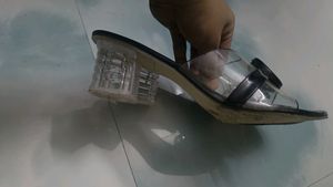 🔥 Clearance Sale 🔥Stylish Clear Heeled Mules