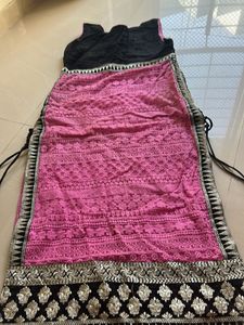 Pink Embroidered Kurta