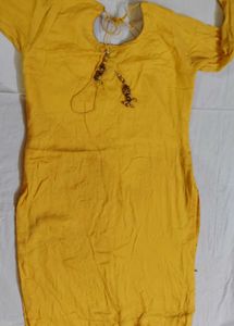 Yellow Complete Salwar Suit Embroidered