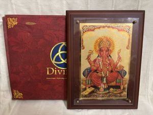 24K Gold Plated Diviniti Ganesh Ji Frame