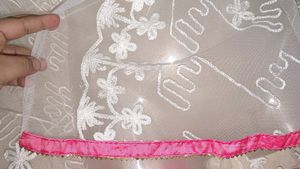 Beautiful Embroidery Work Net Dupatta