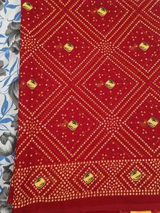 Bandhani Puja Saree