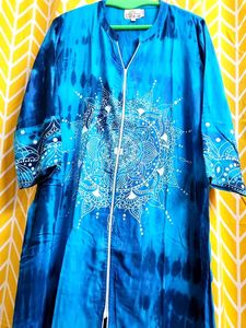 Blue Tie-Dye Kurta