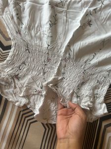 Floral Print White top