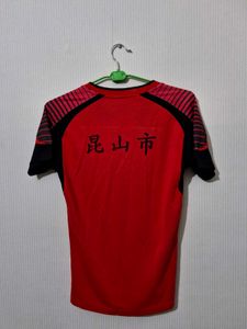 LI-NING BADMINTON TSHIRT ( RED)