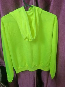Neon Green Graphic Hoodie